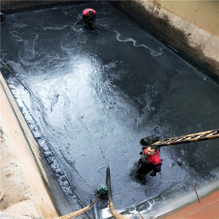 桃源废水池清理